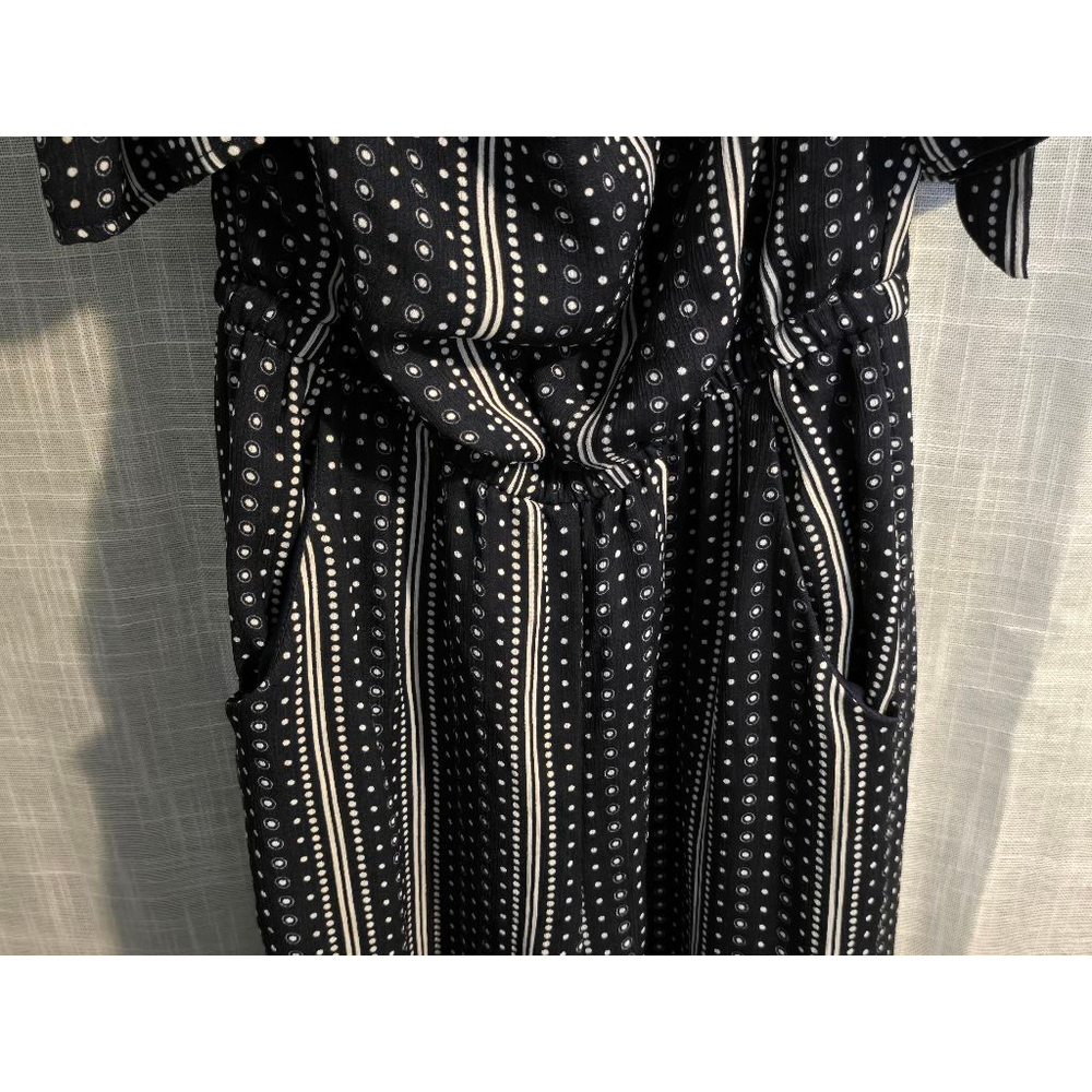 Women's‎ A.U.W Jumpsuit Size 6 Navy Blue and White - Picture 4 of 8